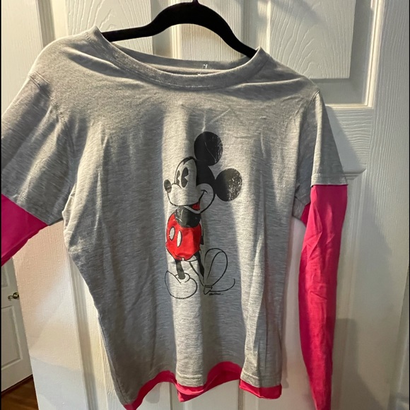 PJ SALVAGE MICKEY MOUSE BASEBALL SHIRT - Picture 4 of 9